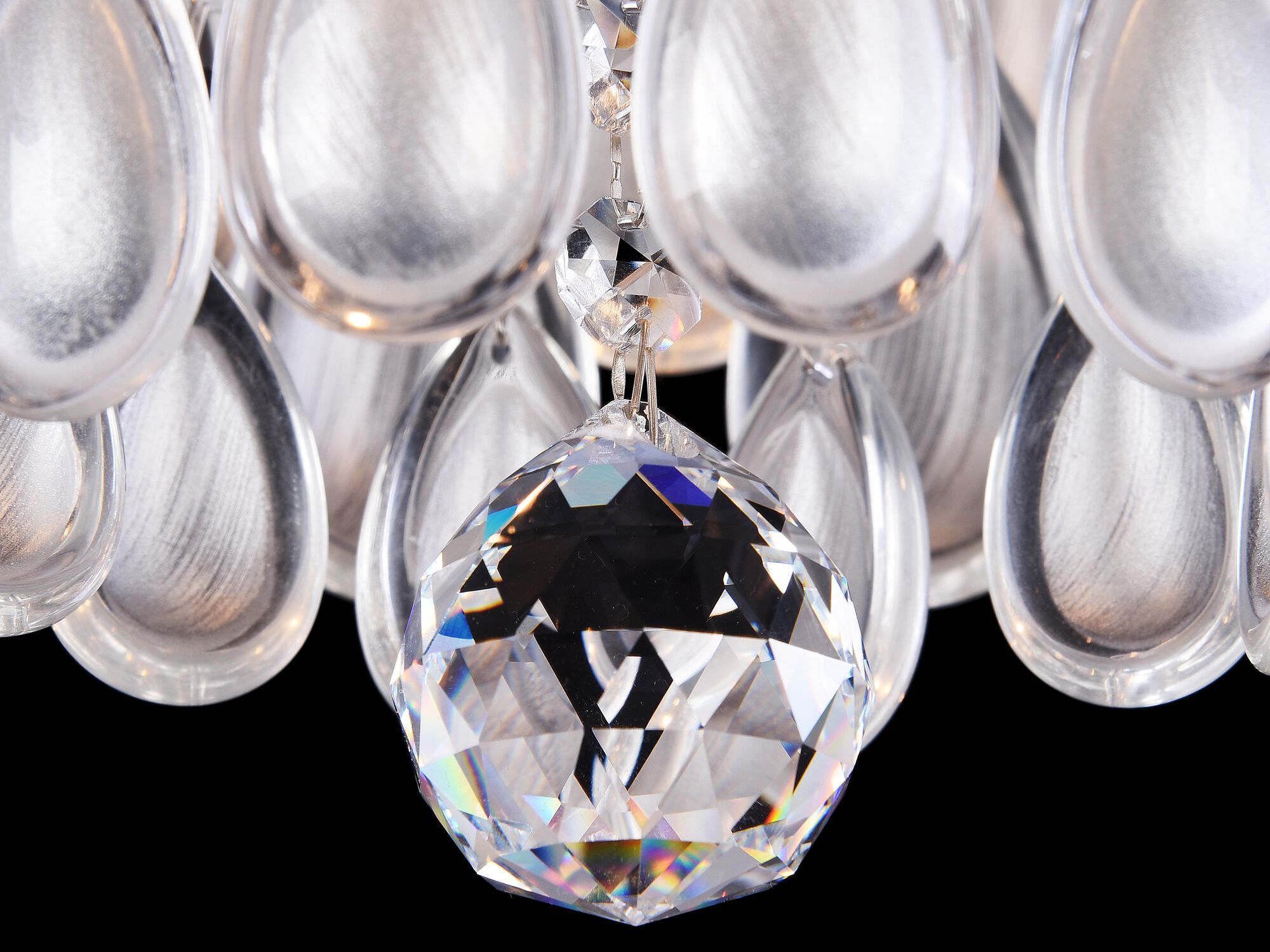 Металлическая люстра с кристаллами Maytoni CHABROL ARCH-00141993 - Вид №3