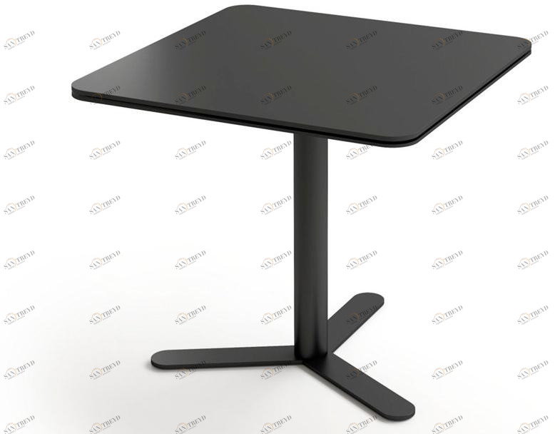 Viccarbe Квадратный стол из мдф с основанием 3 звезды Aspa sun-id-1346052