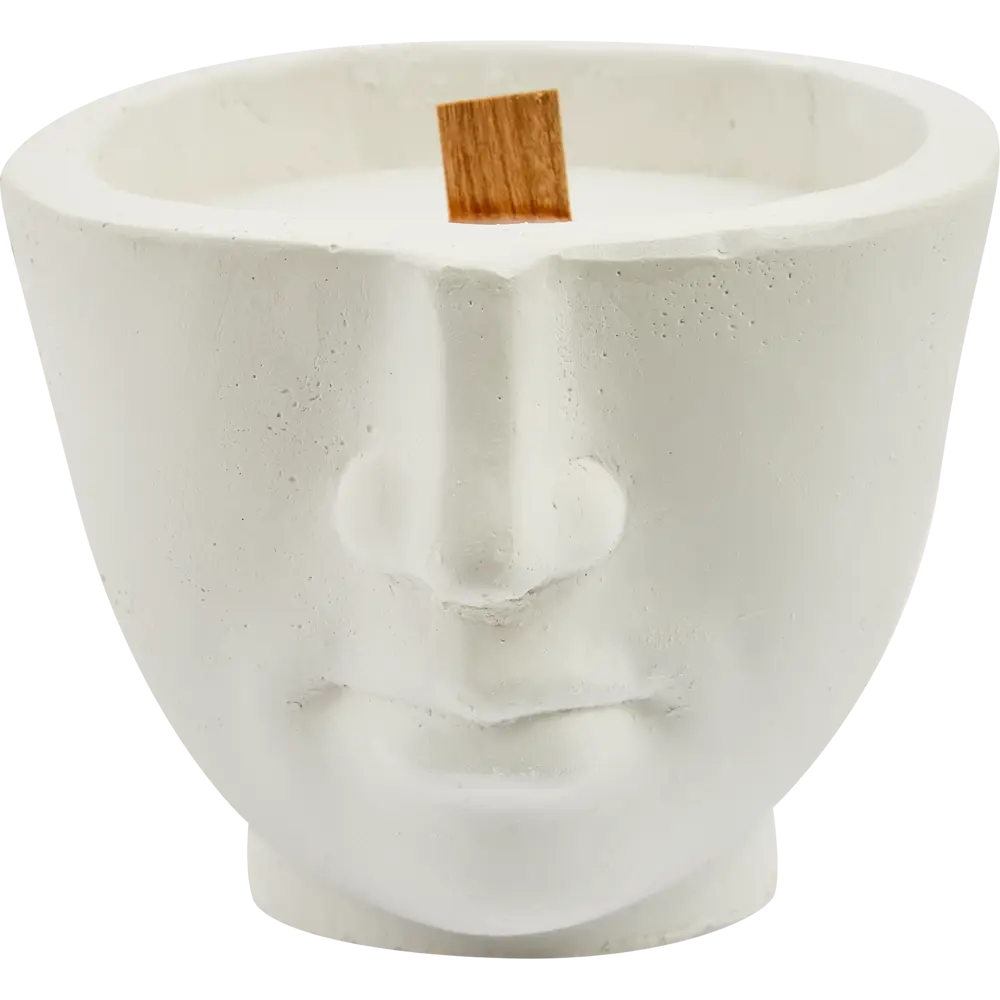 Свеча фигурная в гипсе Амфион белая 8,5 см 82976258 STLM-2201605 Santreyd 