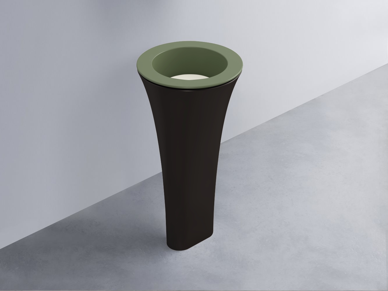 AMLA45-AG+AMPILT-TL+AMCOLT-LV Раковина Amedeo Tondo отдельностоящая cielo Enjoy + Amedeo Ceramica Cielo