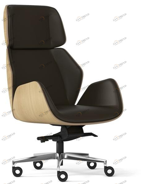 Arte & D 5-спицевое кресло для руководителя с подлокотниками Haiku wood Wc8060og 