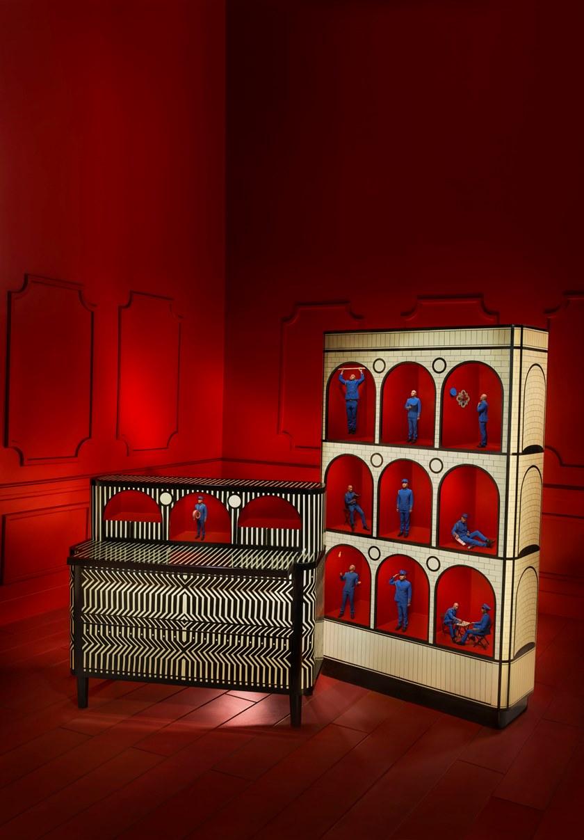 Scarlet Splendour Письменный стол с ящиками Vanilla noir sun-id-1380959 - Вид №4