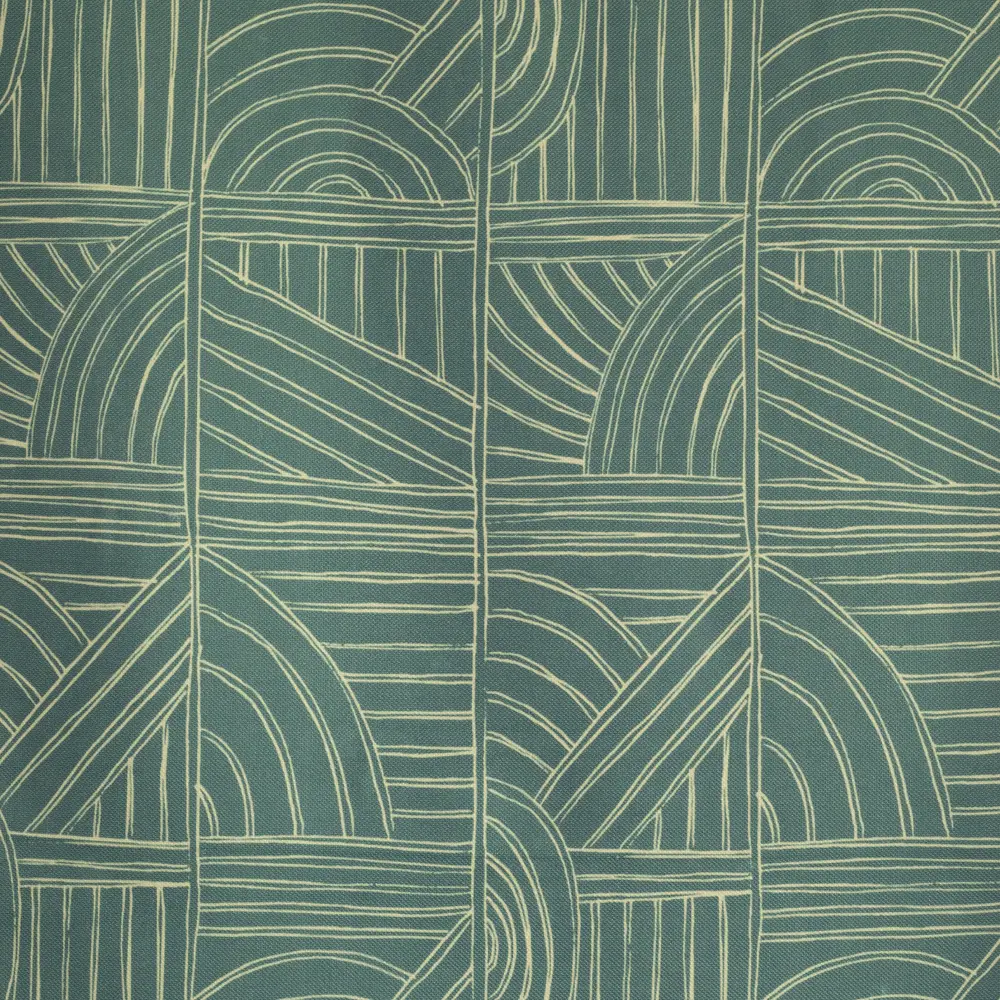 Штора на ленте Римини 160x260 см цвет зеленый GARDEN STLM-2125619 - Вид №2