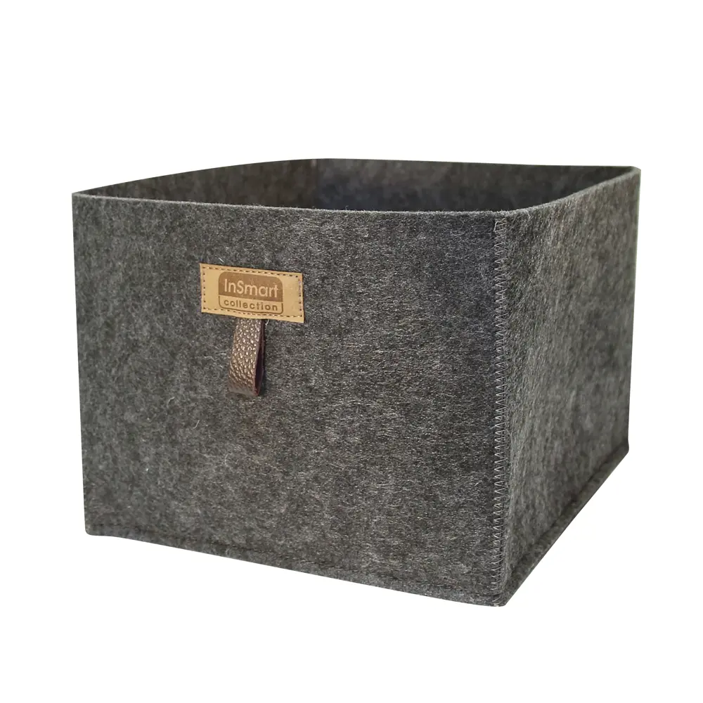 Короб для хранения InSmart 25х30х20 см тёмно-серый Santreyd STLM-2063823