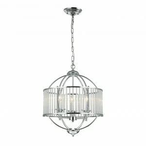 Подвесная люстра Divinare 3004/02 SP-3 DIVINARE ДИЗАЙНЕРСКИЕ 108095 Хром