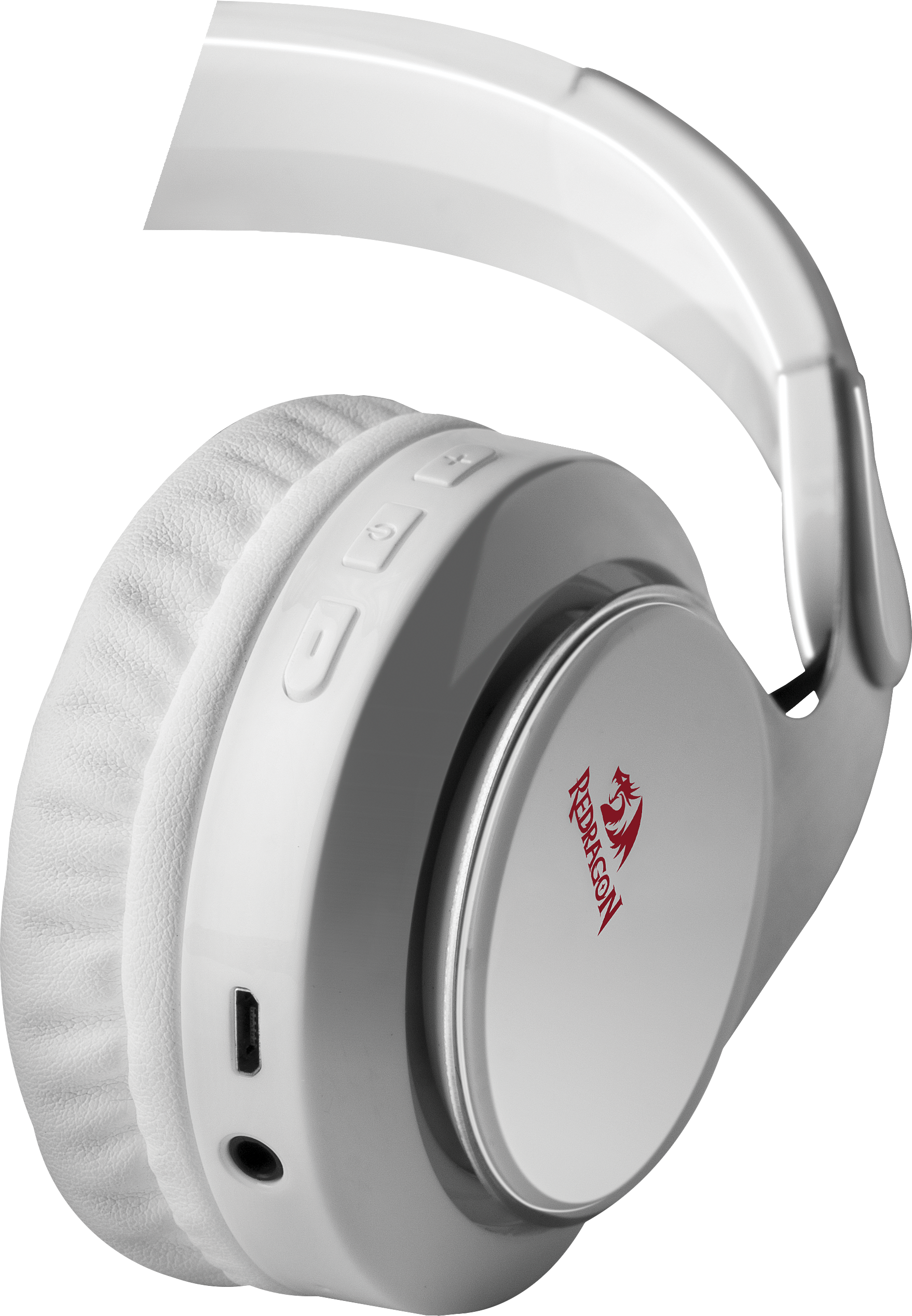 64212 беспроводная гарнитура sky w белый, bluetooth Redragon Santreyd  - Вид №4