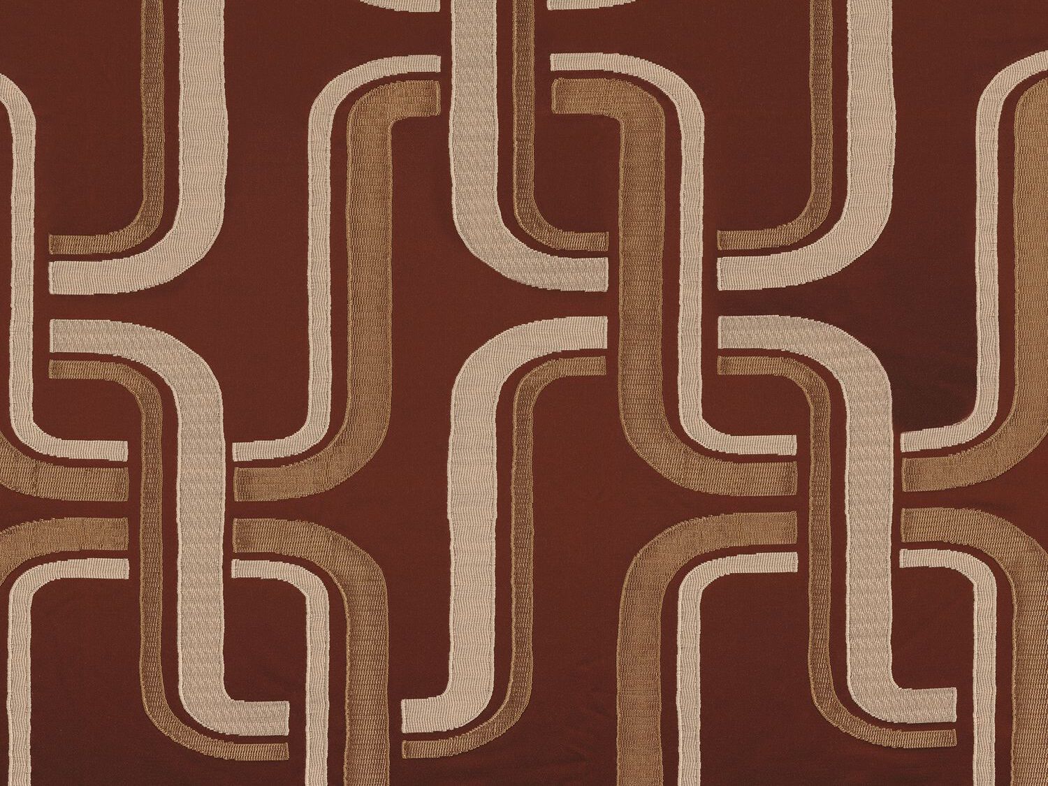 Жаккардовая ткань с графическим рисунком Casamance Luminescence ARCH-00117096