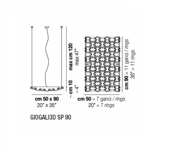 Vistosi Giogali3D SP 90 подвес 90318 - Вид №4