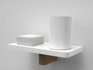 Полка для ванной комнаты из Cristalplant®