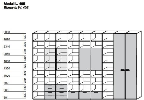Porro Лакированная открытая стенка System sun-id-1349045 - Вид №6