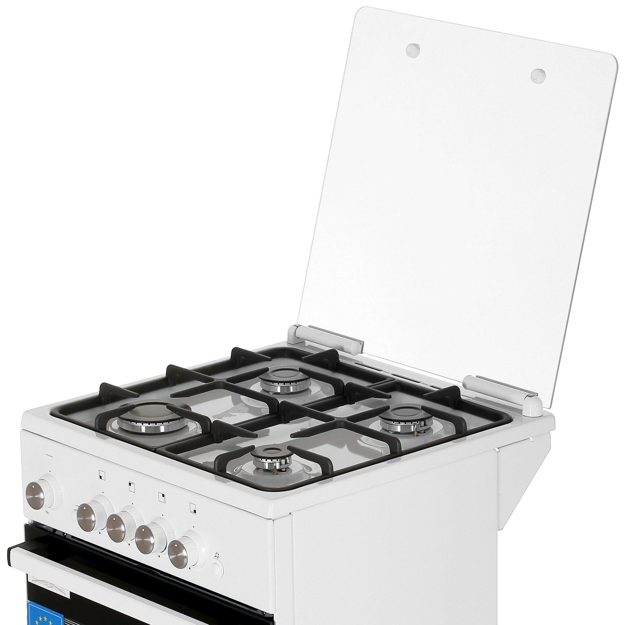 8187181 Газовая плита De Luxe 5040.42Г (КР) ЧР белый STDN-0048391 - Вид №7