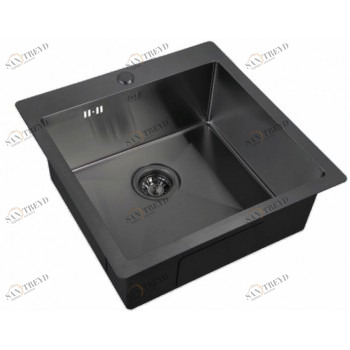 Zorg INOX-PVD 5151 GRAFIT Мойка кухонная прямоугольная Zorg 
