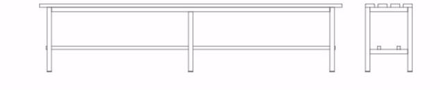 Dieffebi Скамейка для спортивных сооружений Complementary 199_0000a5002 - Вид №6