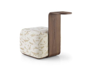 Ткань поворотный пуфик с журнальным столиком