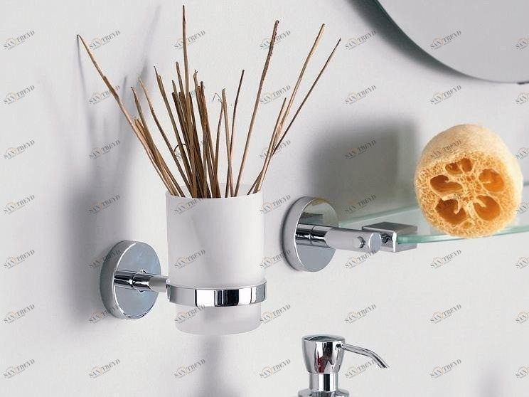 INDA® Подставка для зубных щеток из матового стекла Forum A36100