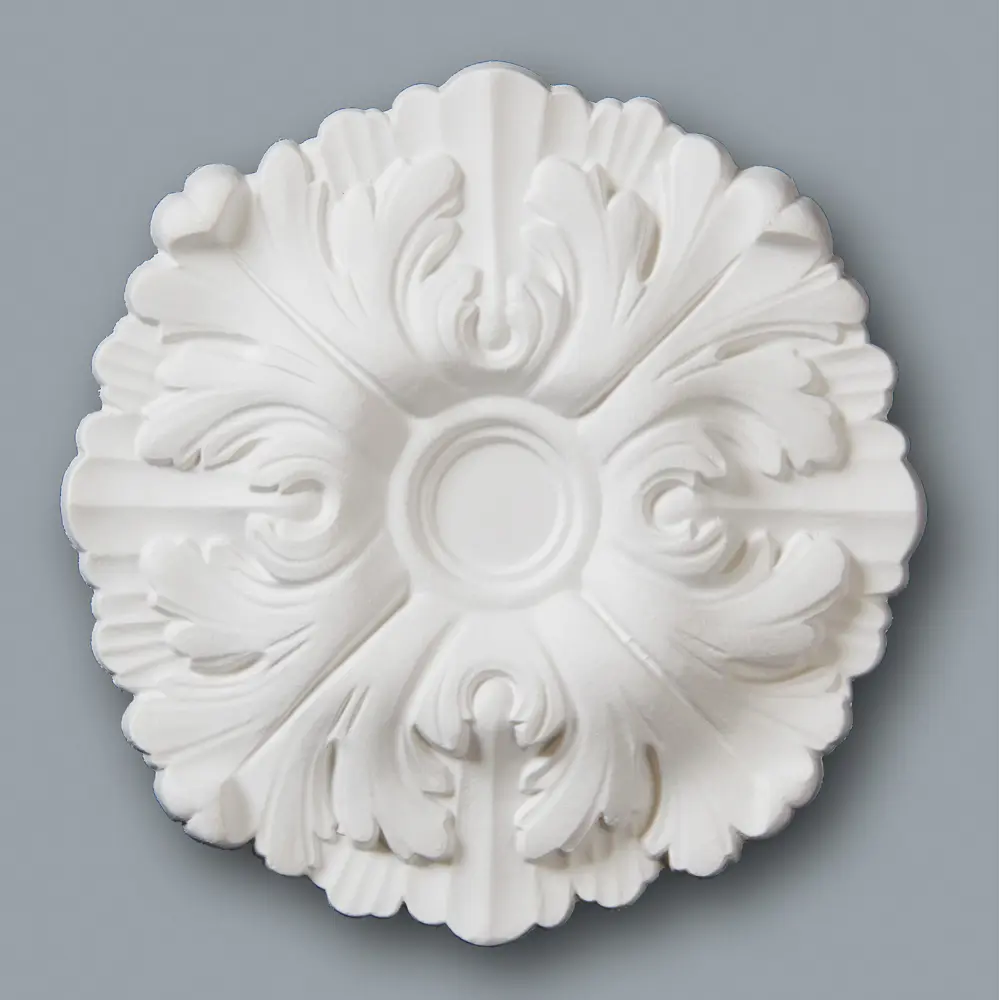 Розетка потолочная полиуретановая М61 D22.5 см 14323715 STLM-2072908 DECOFLAIR 