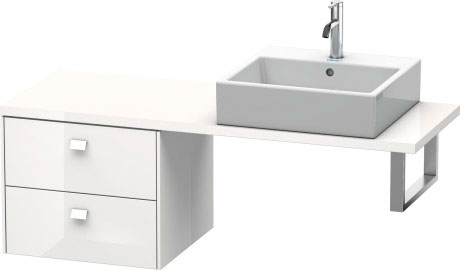 Шкафчик для компактной консоли Brioso #BR5127 520 x 480 мм Duravit BR512709191 - Вид №2
