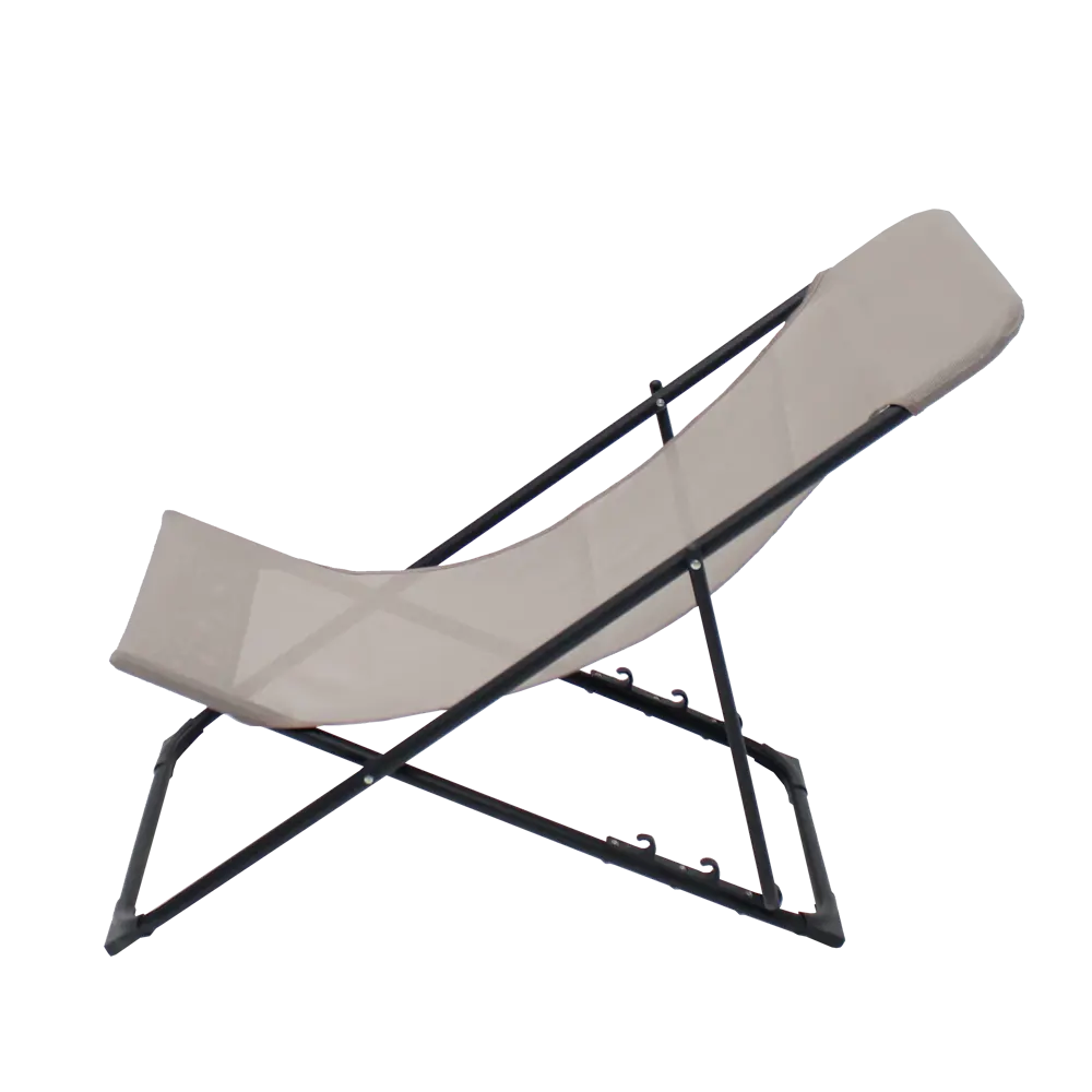 Кресло пляжное Biganos 55.5x90x86 см сталь/текстилен бежевый Santreyd STLM-2129836 - Вид №5