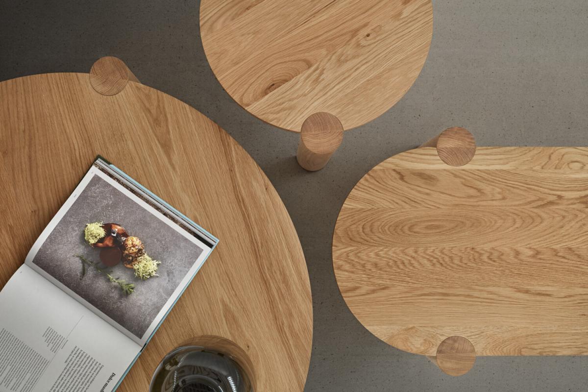 085008 Журнальный столик овальный Omelette Domus