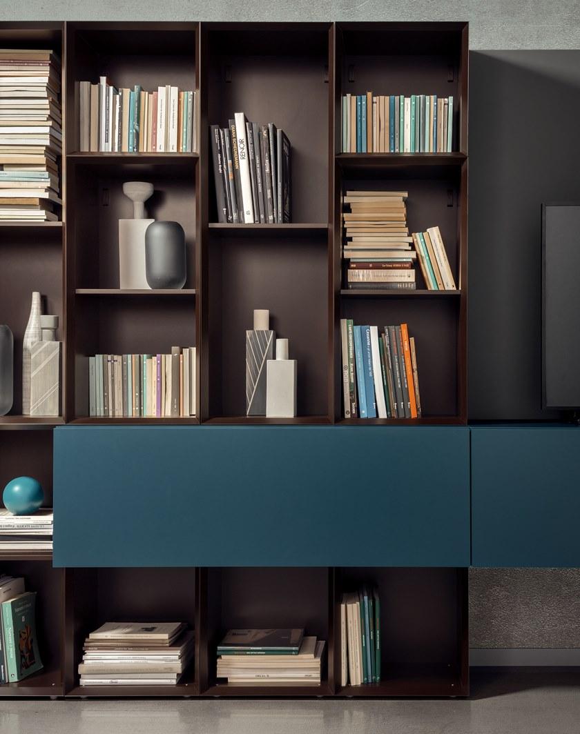 PIANCA Модульный настенный книжный шкаф из дерева People sun-id-1435778 - Вид №3