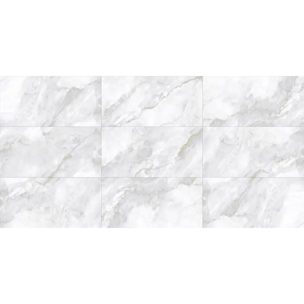 Глазурованный керамогранит Marble Atlanta Bianco 60x120 см 1.44 м² матовый цвет серый Santreyd STLM-2127531 - Вид №2