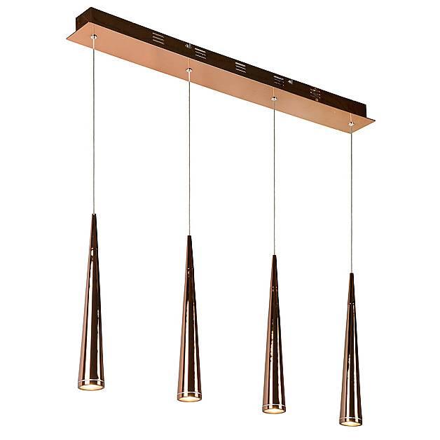 Подвесной светодиодный светильник Lucide Lenja Led 36408/20/17 LUCIDE ДИЗАЙНЕРСКИЕ, LENJA LED 071863 Медь  - Вид №1
