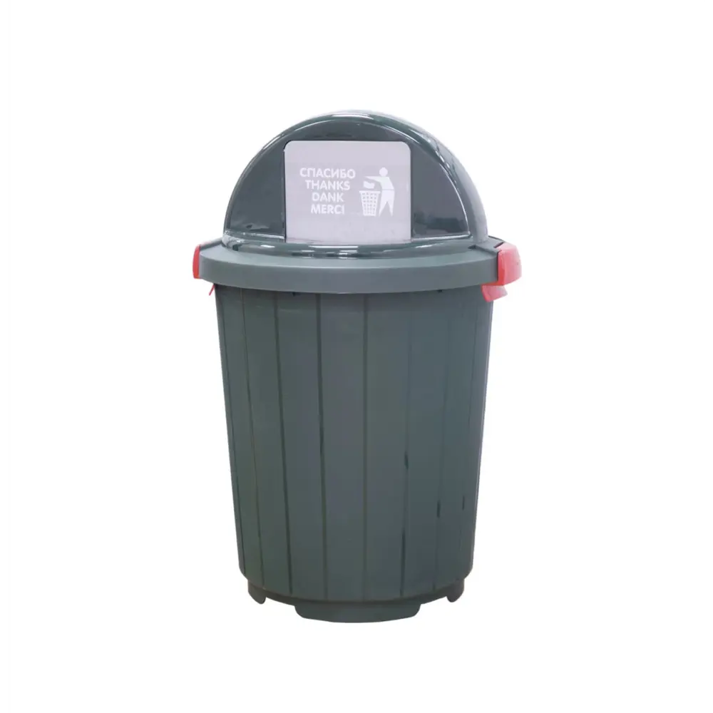 Мусорный бак 105 л полипропилен цвет зеленый Santreyd STLM-2017277