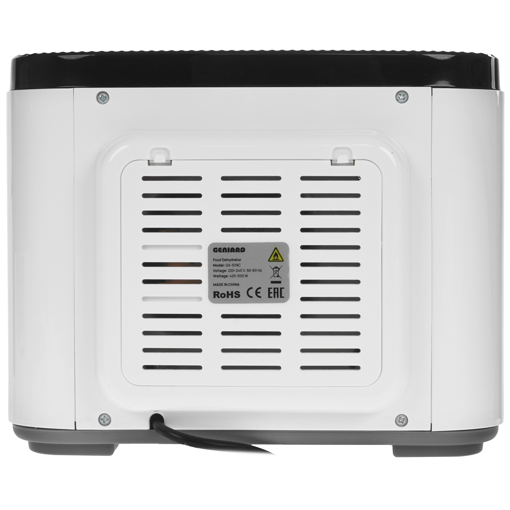 9226001 Сушилка для овощей и фруктов Geniard GA-309C белый STDN-0091886 - Вид №5