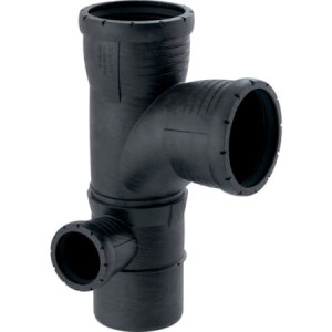 393.578.14.1 Крестовина двухплоскостная комбинированная Geberit Silent-Pro 87,5°, левая Geberit