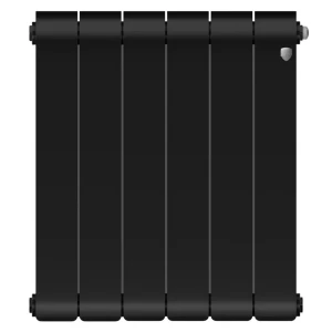 Биметаллический радиатор Royal Thermo Infinity 500/90, 6 секций, черный 89437340
