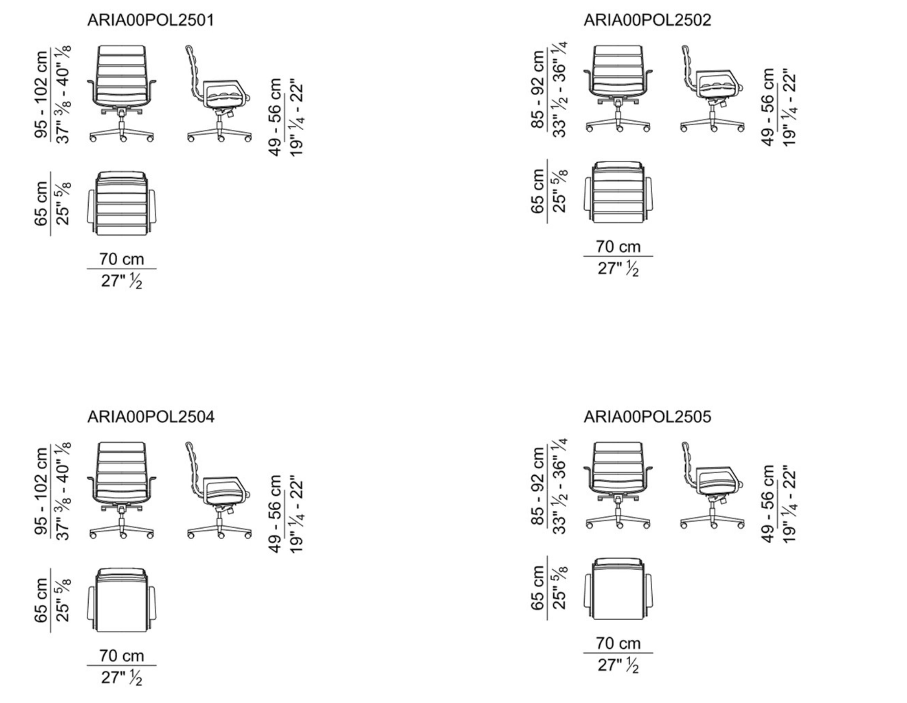 Кожаное офисное кресло с 5 спицами i 4 Mariani ARCH-00068069 - Вид №6