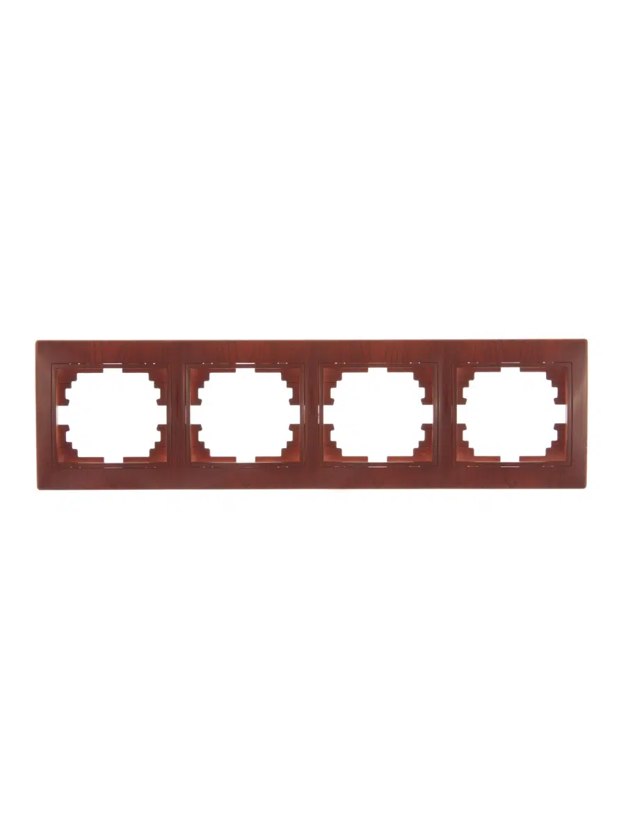 MIRA Рамка 4-ая горизонтальная вишня LEZARD 701-0600-149