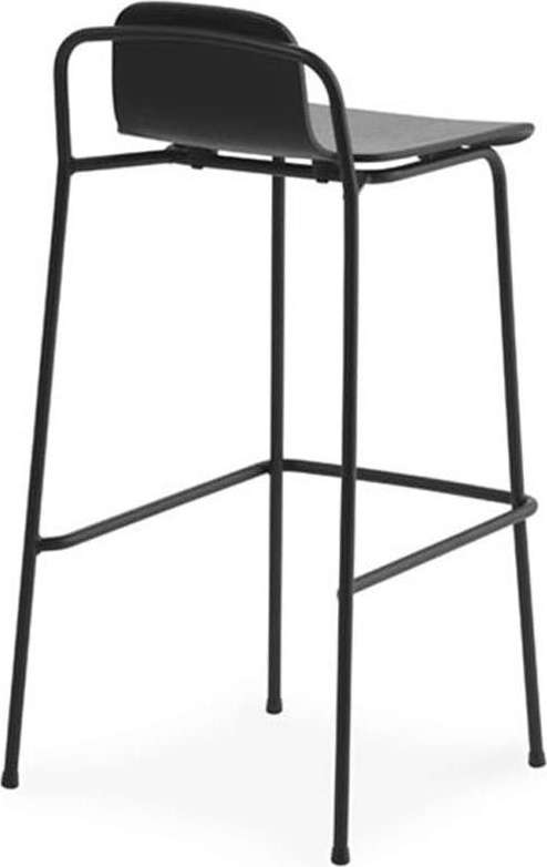 601800 Барный стул 75 см Black Steel Black Normann Copenhagen Studio - Вид №3