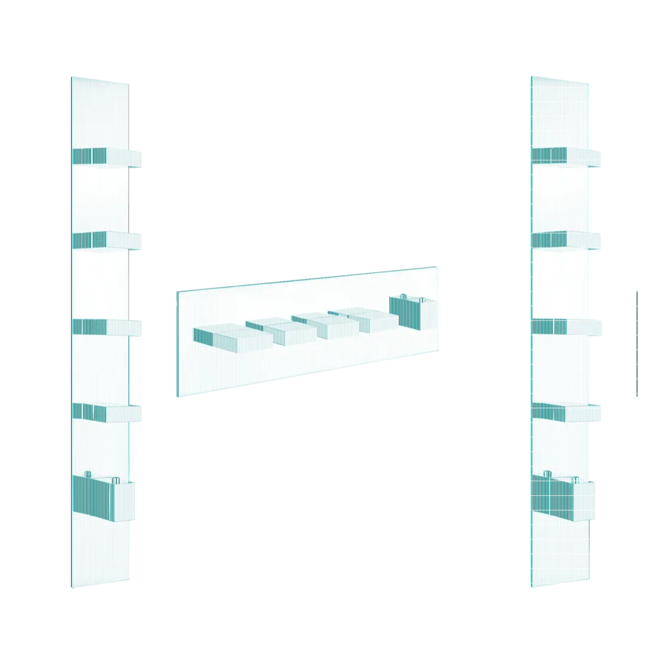 Смеситель для душа 43028 031 Gessi Inverso ХРОМ 43028031