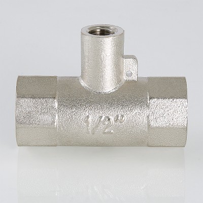 VTr.250.N.0004 Тройник для подключения датчика температуры Valtec 1/2" х M10 х 1/2"  - Вид №4