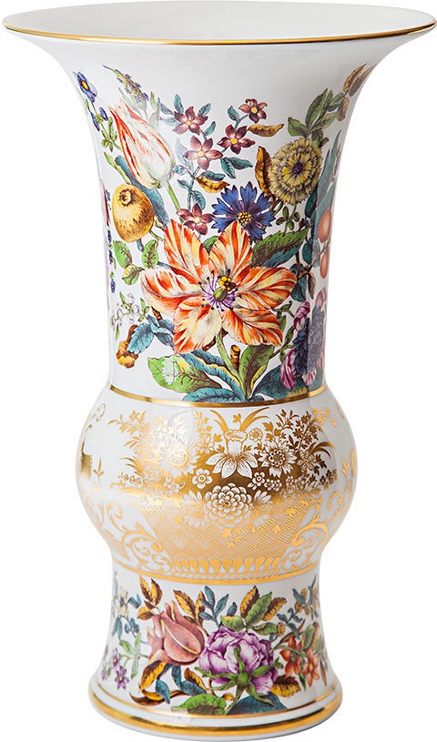 91598 Meissen Ваза 25см "Фрукты и цветы в манере старых мастеров" Фарфор 