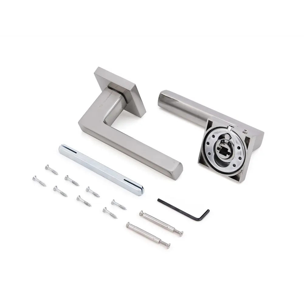 Дверные ручки Palladium Joos без запирания цвет никель STLM-2068693 - Вид №1