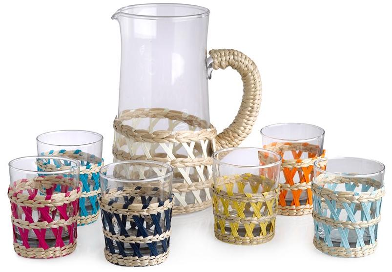 Pols Potten Набор стеклянных стаканов для воды Reed 110-400-024  - Вид №2