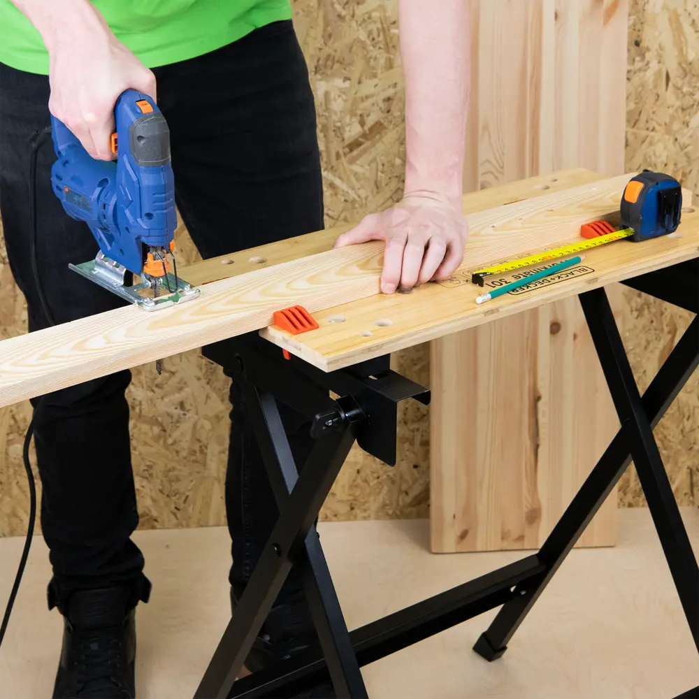 Верстак складной Black&Decker WM301, нагрузка 160 кг BLACK + DECKER STLM-2157667 - Вид №8