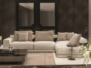 Longhi Секционный кожаный диван Loveluxe 2015 – regency collection W 597