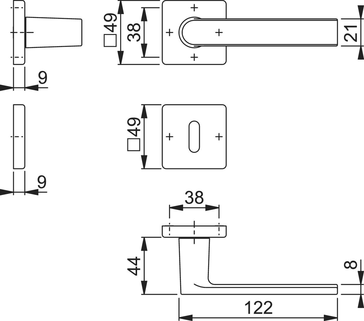 HOPPE Латунная ручка Los angeles sun-id-1493411 - Вид №6