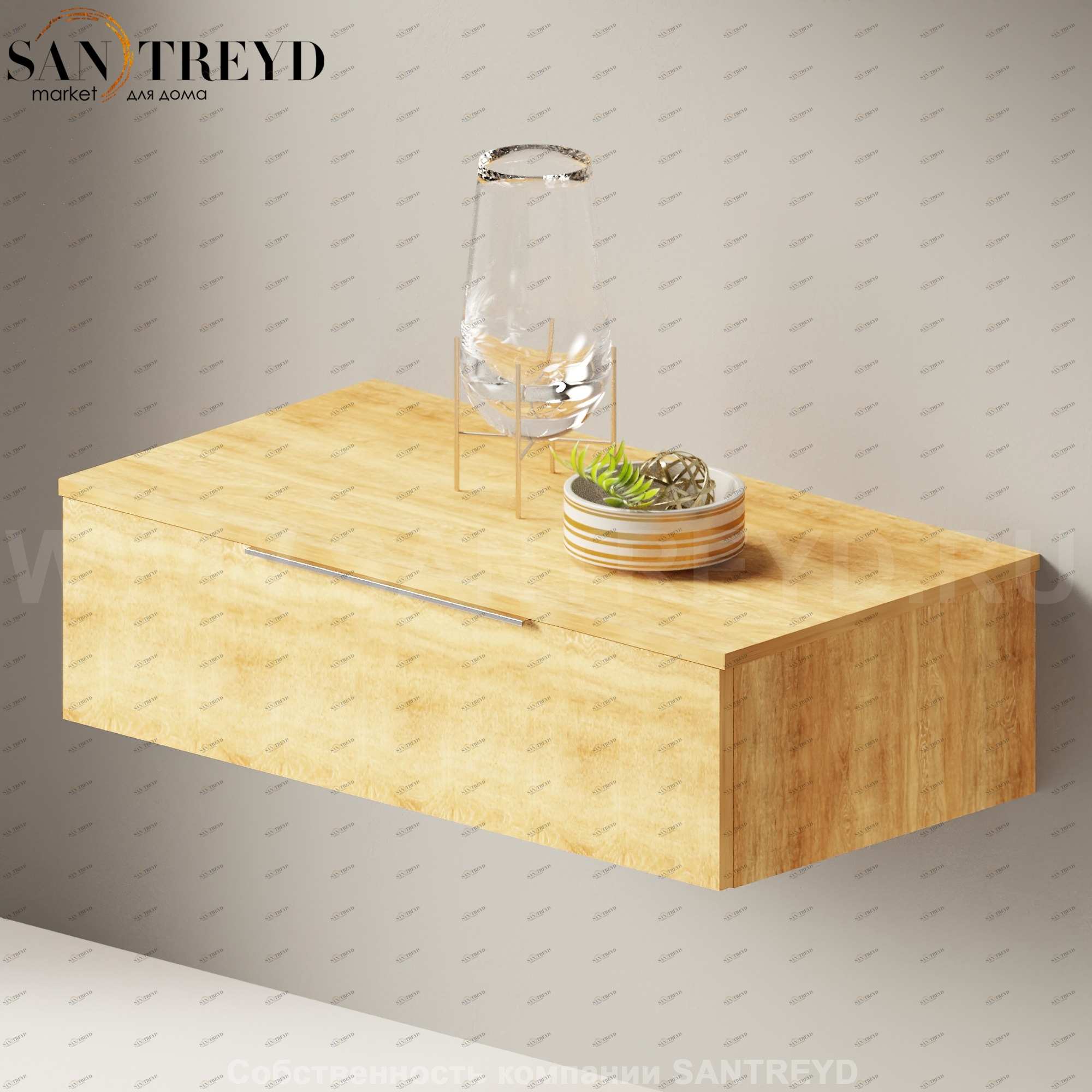 Flaminia BOX Настенная тумба 95 см с 1 ящиком BX299.WQ Ceramica Flaminia BX299WQ