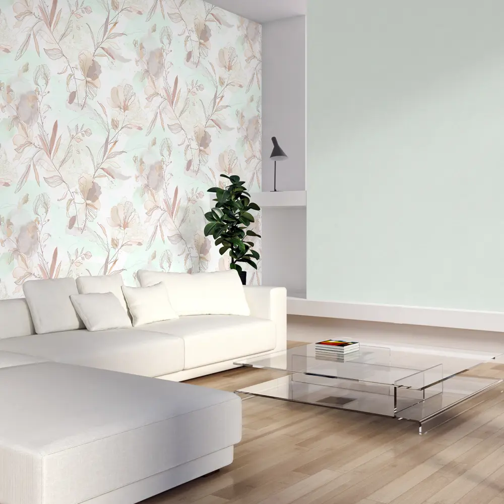 Обои флизелиновые Ateliero Olesya зелёные 1.06 м AT281892 STLM-2082012 - Вид №3