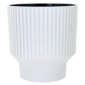 Кашпо Evergreen Design Аркада 28x30x30 см v16.2 л пластик белый 89452947 STLM-2067684