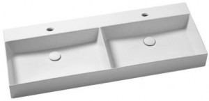 ELLP12245DQM Подвесная раковина настенная прямоугольная Azzurra Ceramica Elegance белая