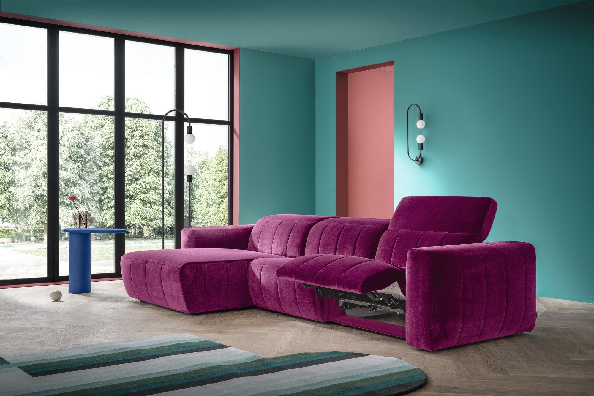 3-местный тканевый диван с полуостровом Felis Softliving ARCH-00144481 - Вид №10