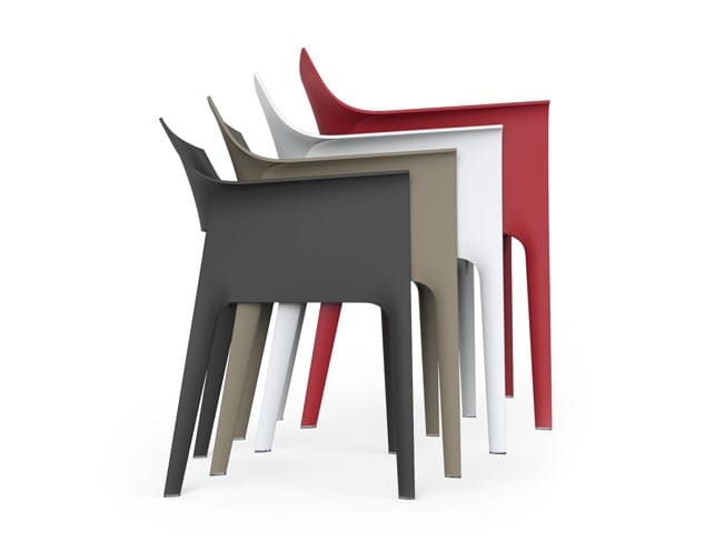 Штабелируемый садовый стул с подлокотниками Vondom Hidra ARCH-00088672 - Вид №3