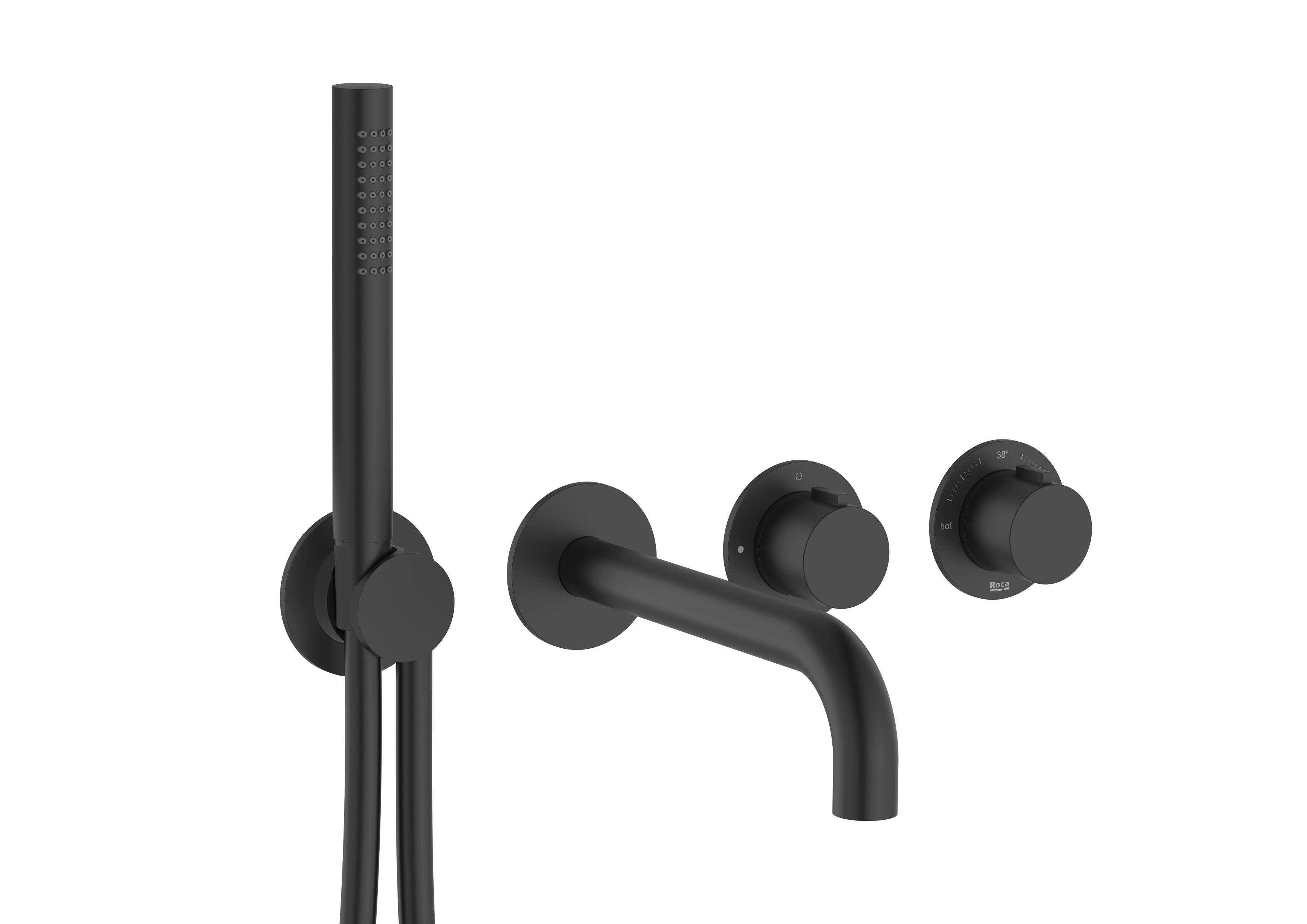 Смеситель для ванны из латуни с ручным душем Roca T_Multi ARCH-00114516 - Вид №3