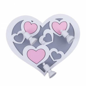 Спот настенный галогеновый на 3 лампы белый Heart 9064 NOWODVORSKI HEART 00-3948947 Белый;серый