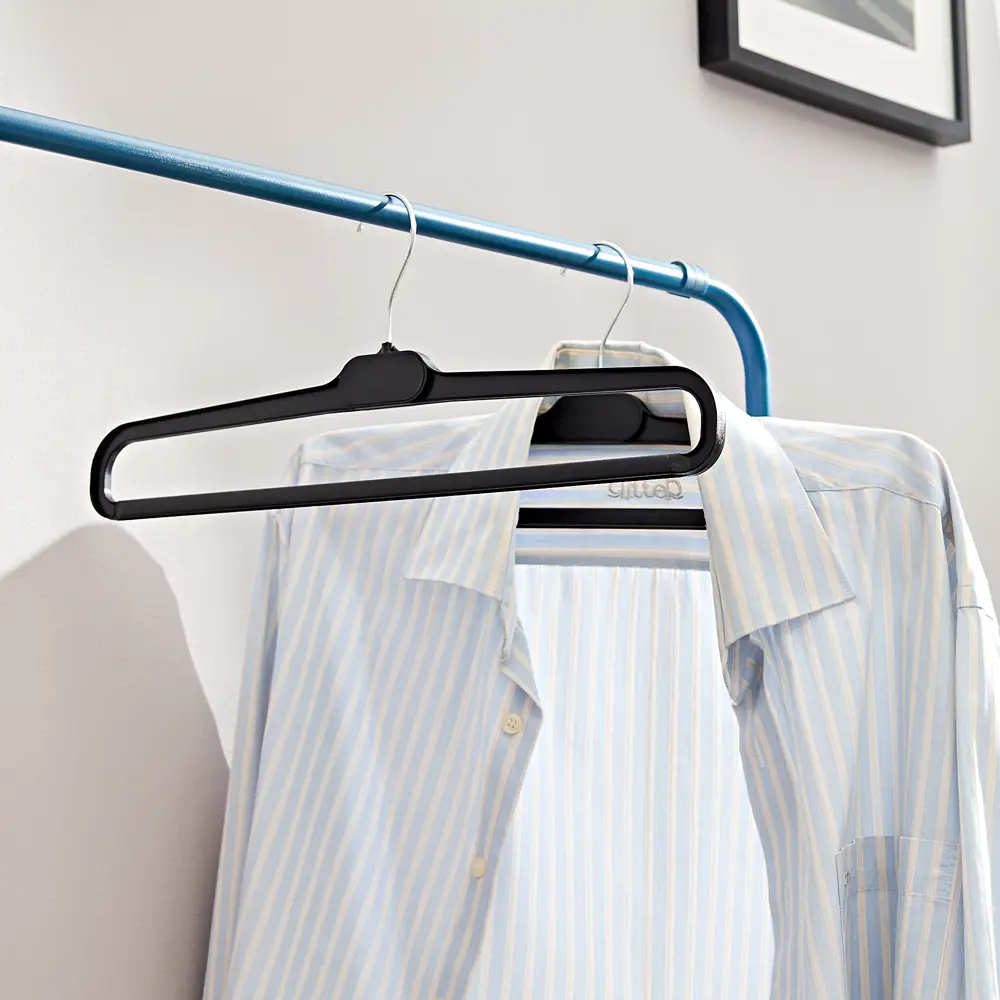 Вешалка для одежды 41x16x1 см пластик цвет чёрный Santreyd STLM-2007885 - Вид №3